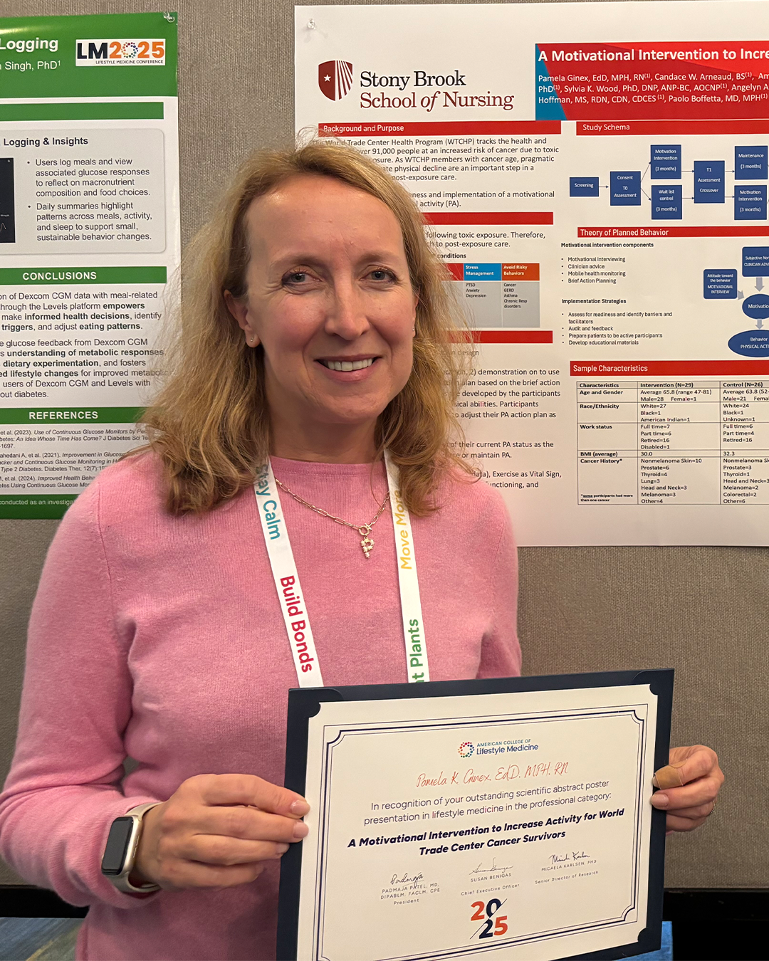 Pamela Ginex at the American College of Lifestyle Medicine annual conference in November.